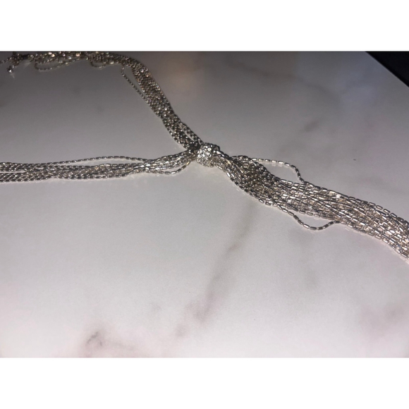 Silpada sterling silver tassel necklace with a lobster clasp - Picture 4 of 7